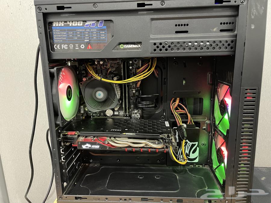 للبيع بي سي بكامل اغراضة pc64491619258114113