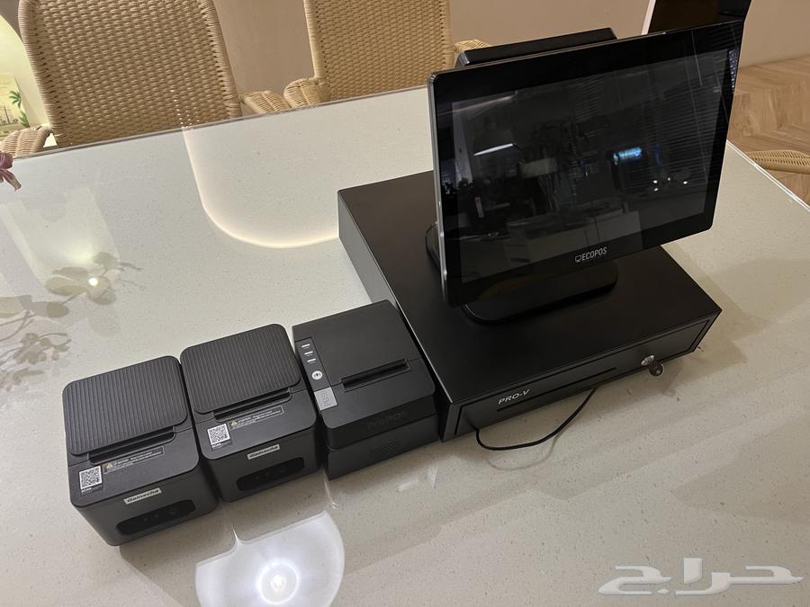 للبيع اجهزة كاشير ( طقم نقاط بيع )64492434362369110