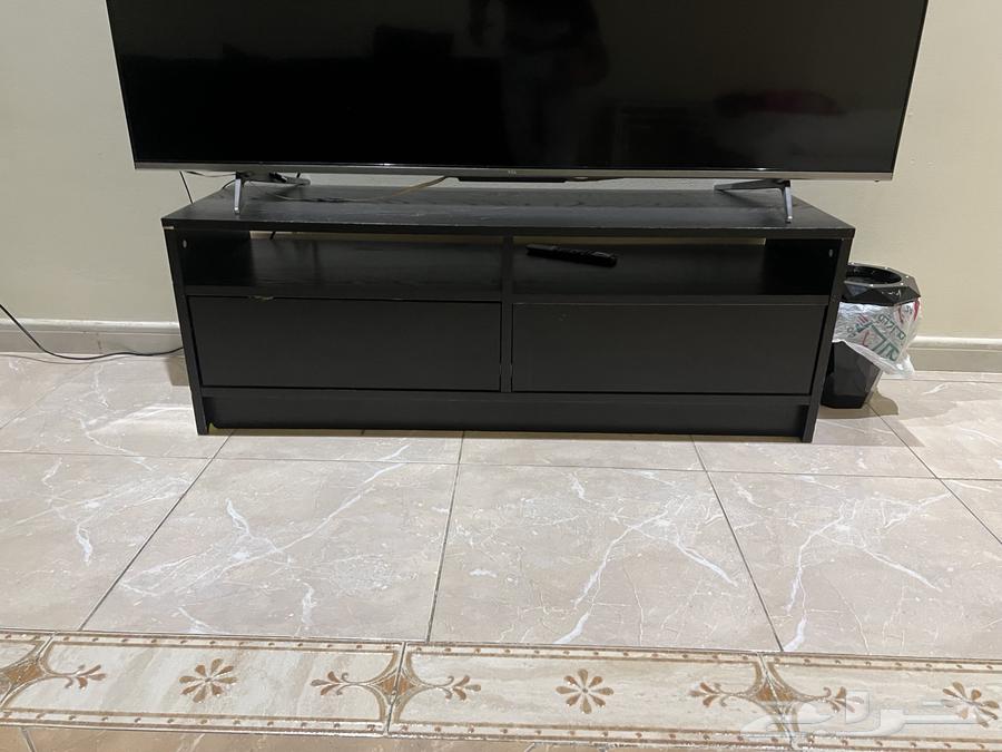 Black sofa with crystal edges, Akiya table and TV table64489806962819110