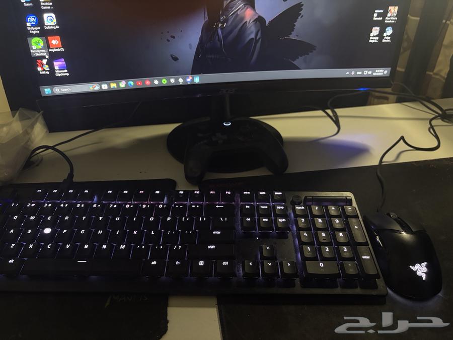 كيبورد و ماوس قيمنق من ريزر razer64491768609410114