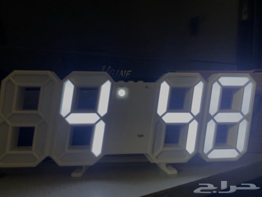 ساعة LED رقميه مميزات فيها منبه درجة الحرارة والوقت جديدة64491279434882112