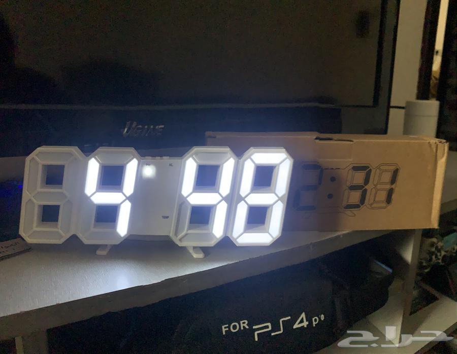 ساعة LED رقميه مميزات فيها منبه درجة الحرارة والوقت جديدة64491279434882113