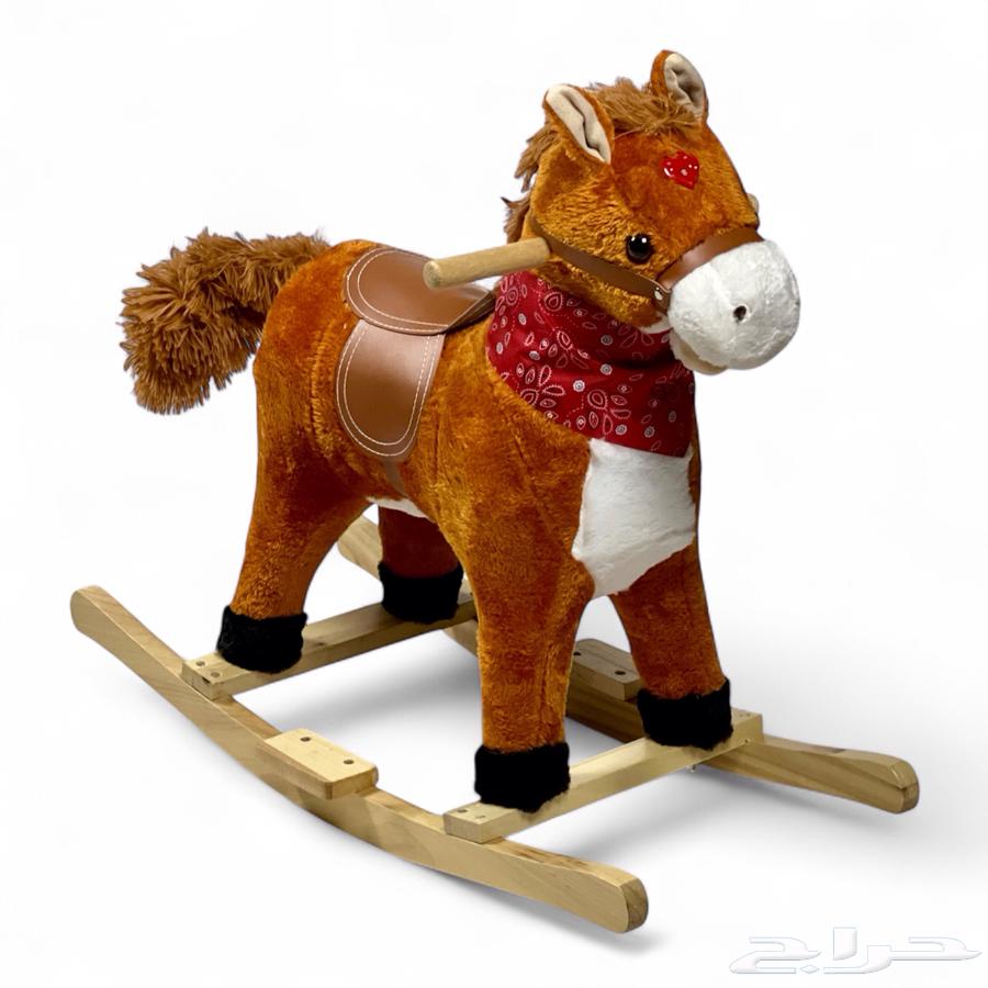 حصان هزاز للأطفال - حصان ركوب للأطفال تصميم خشبي مميز64494496292098110