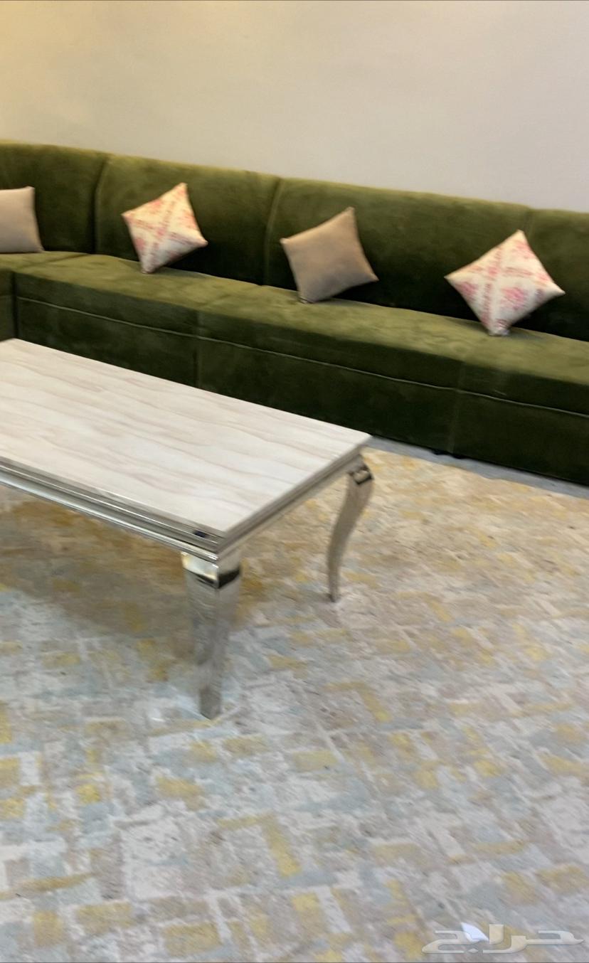 Clean, almost new sofa with curtain and cushions64489752441347112