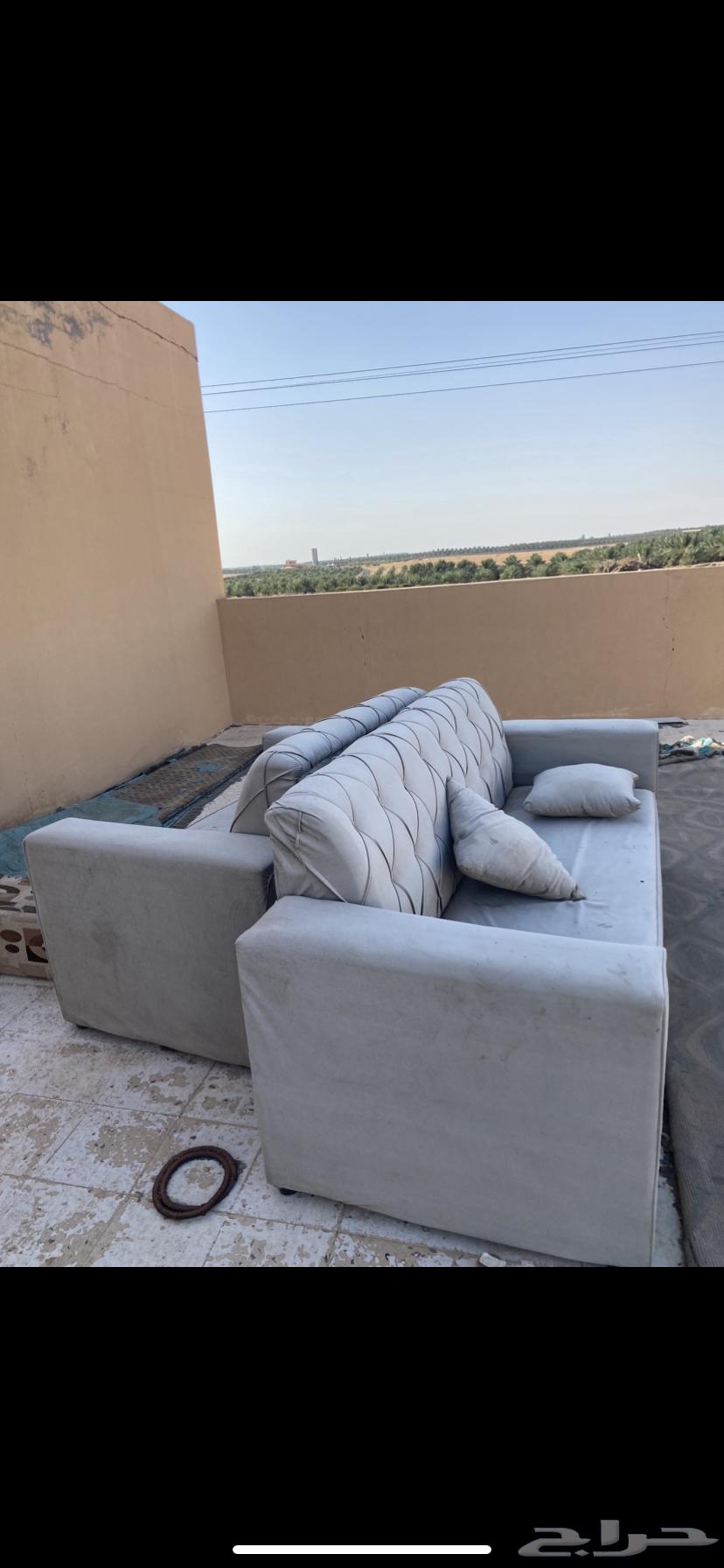 Sofa furniture, one large table and four small ones64492717824258111