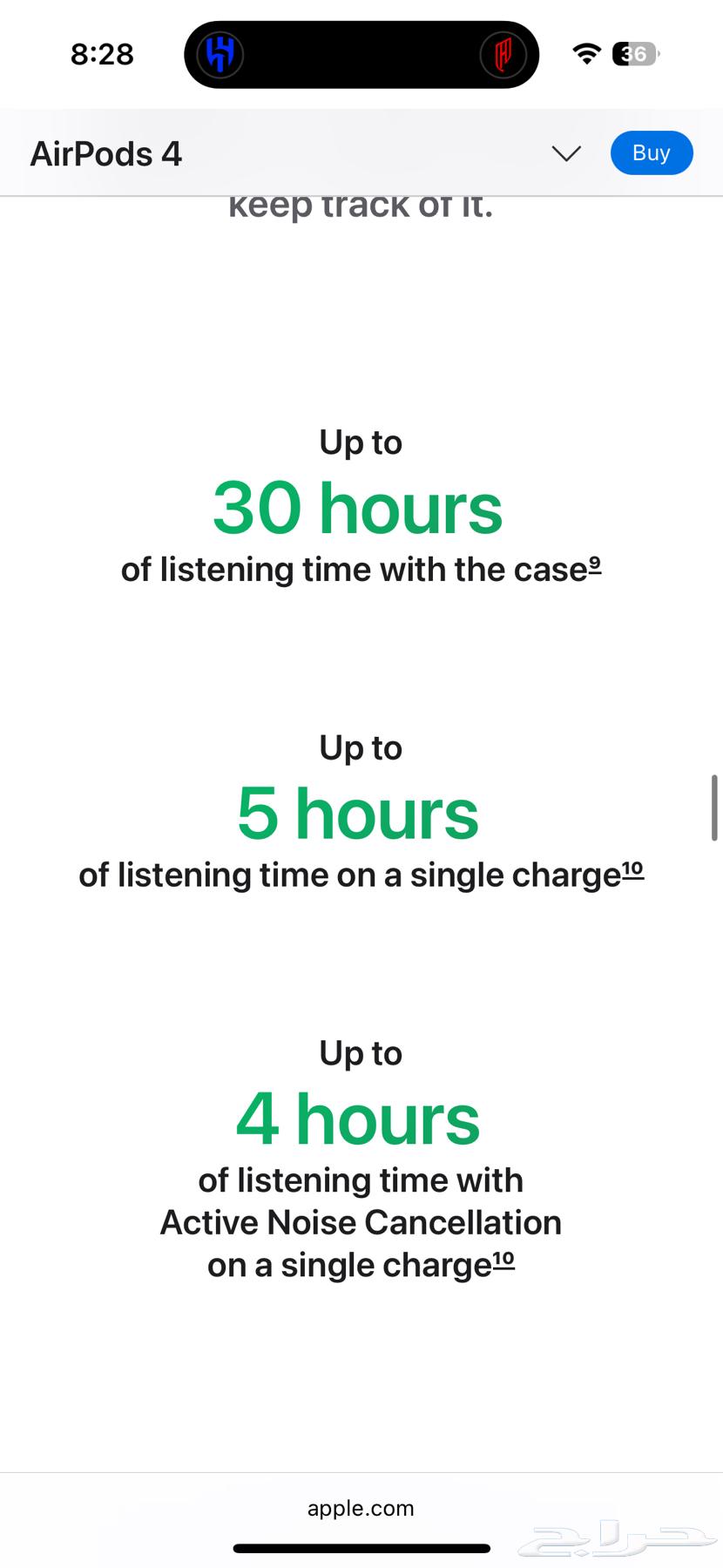 Apple AirPods 4th Gen with Noise Isolation64493464512771110