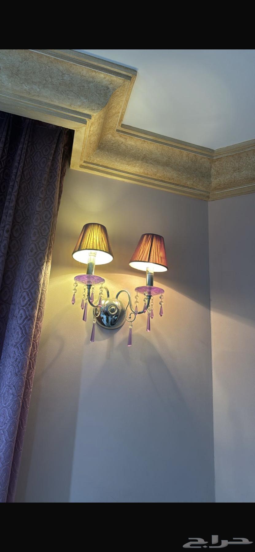 Chandelier with wall lighting set64491333819521112