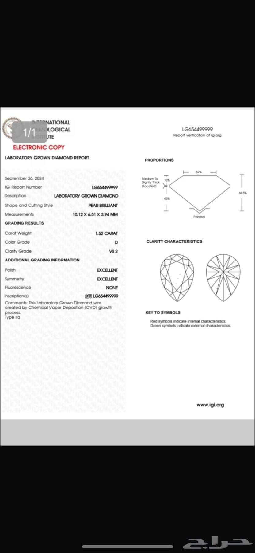 Diamonds with international certificates64491170642819113