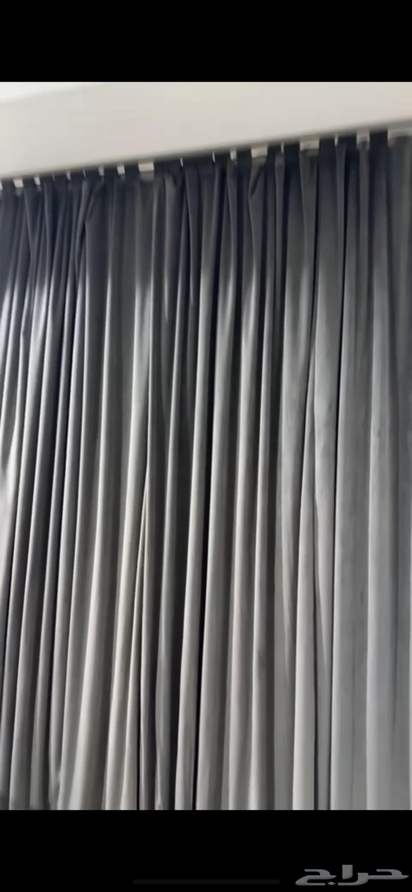 Sofa set with two curtains and 9 Styler poles, 7 poles from Home Center64492622612097114