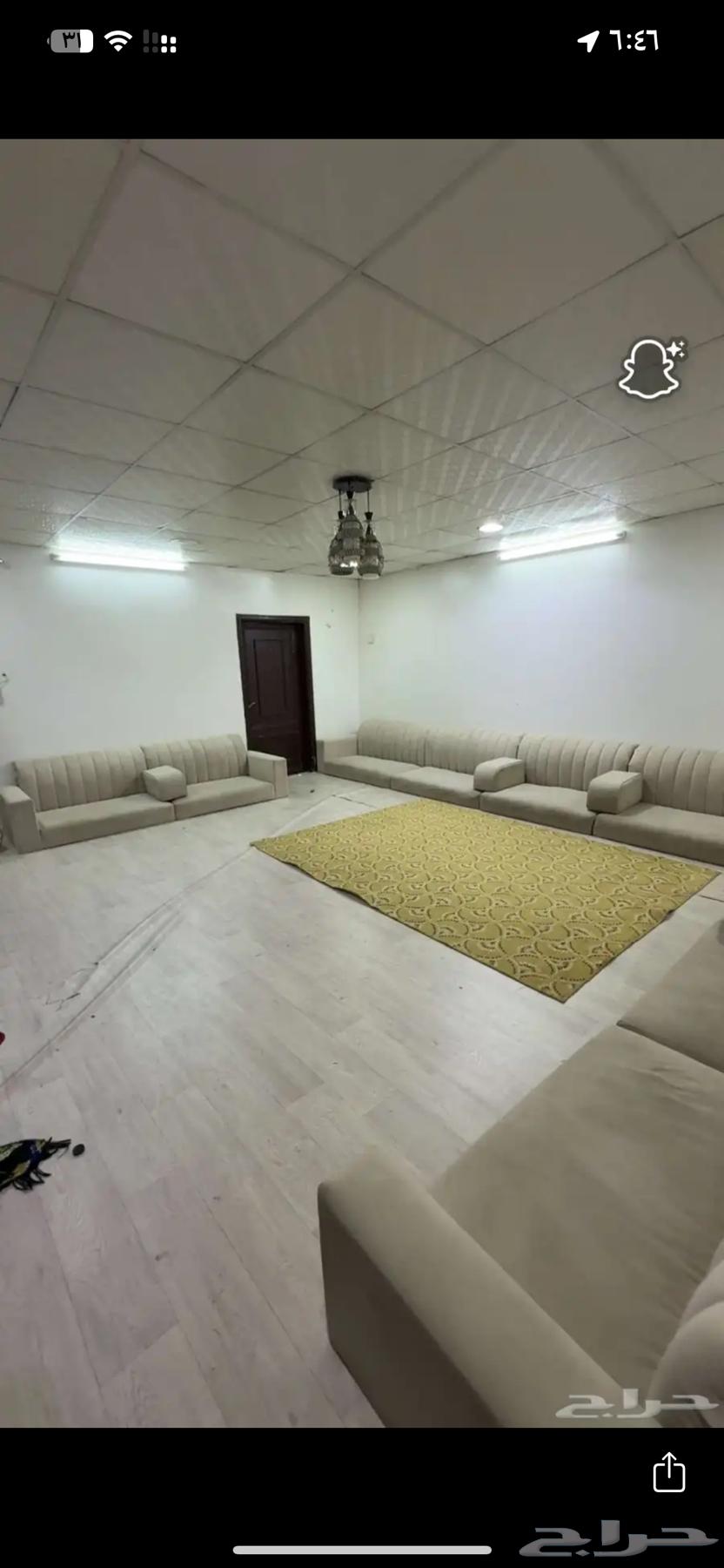 كنب شبه جديد ومغسل ونظيف64492393677443110