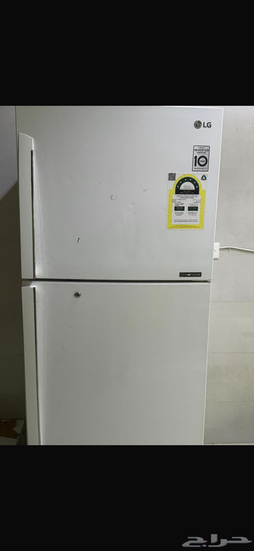 ثلاجه ال جي للبيع ب 250 خربان الكمبرسون64489930556034110