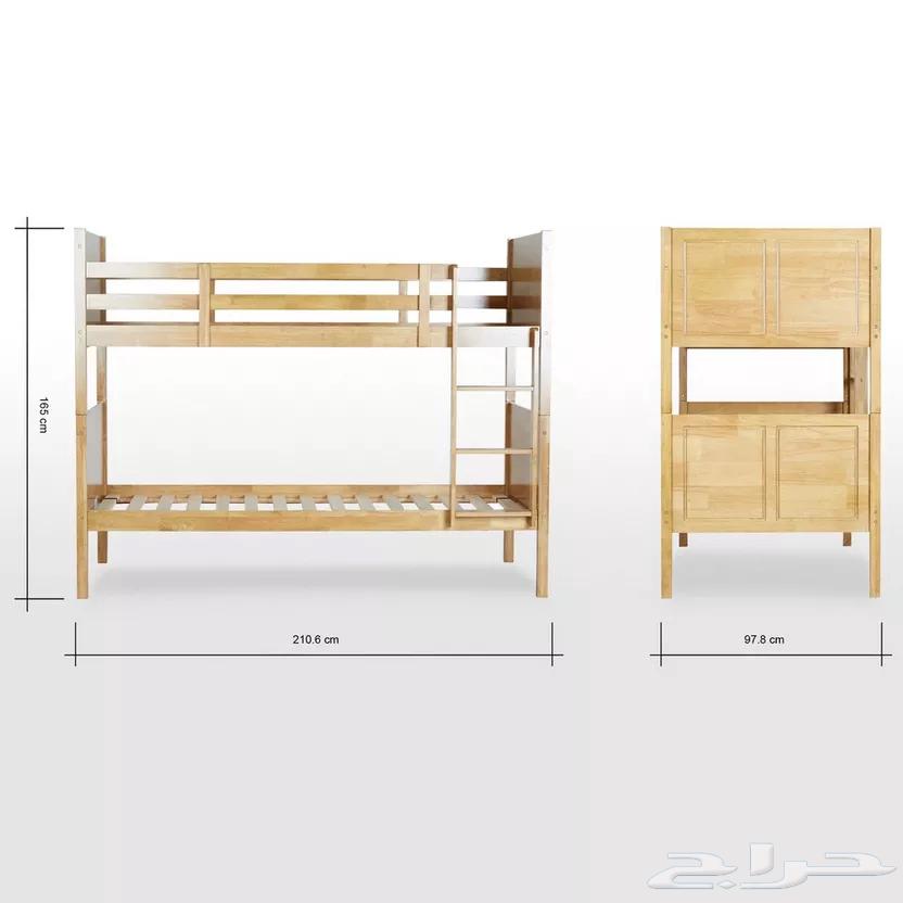 للبيع سرير بدورين من هوم سنتر مستعمل قليل في مكة64487248649218114