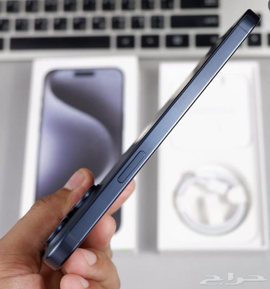 ايفون 15 برو ماكس ازرق تيتانيوم جديد 256..64492067287171114