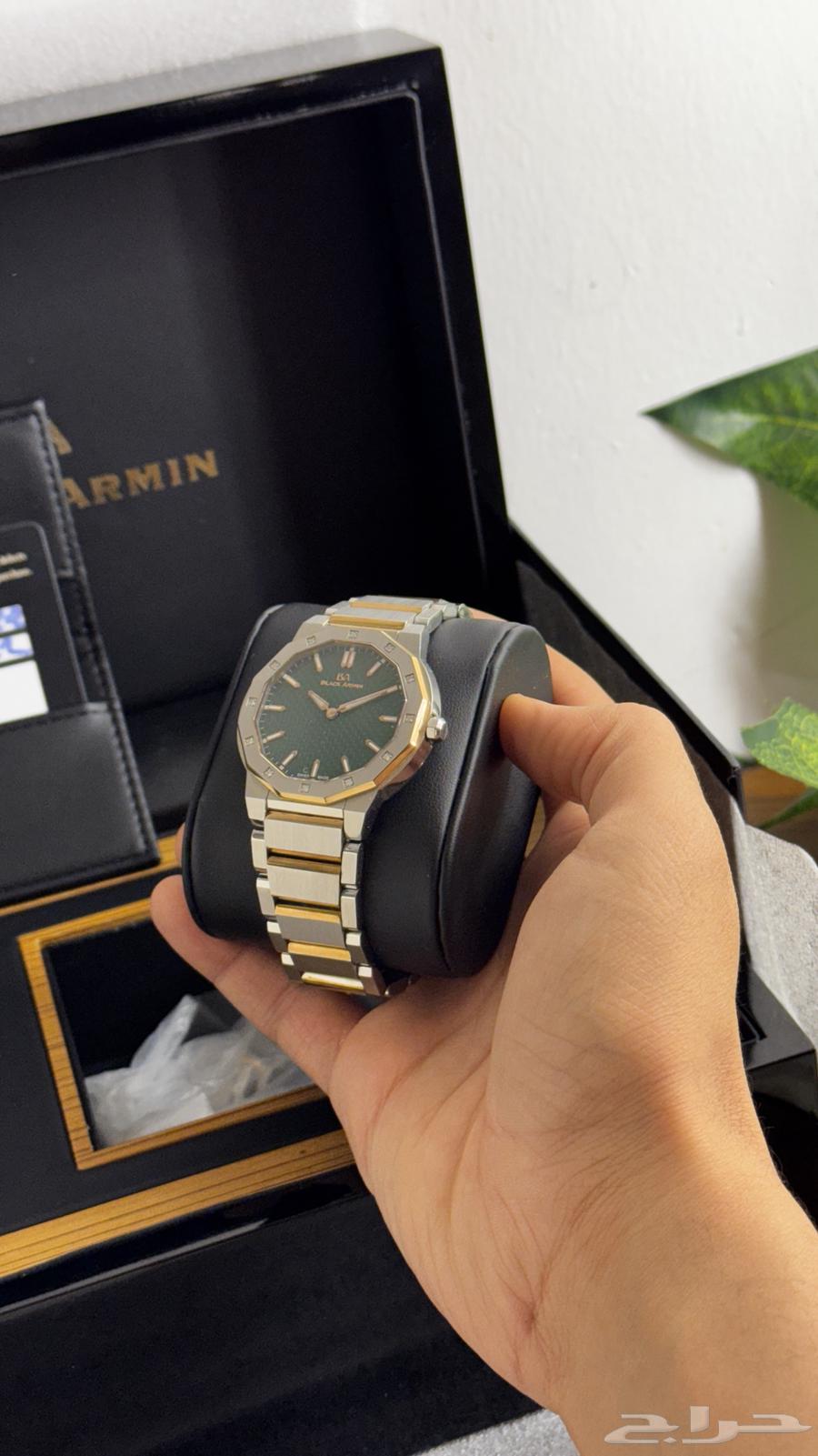 ساعه بلاك ارمن الماس رجاليه64502152436355110