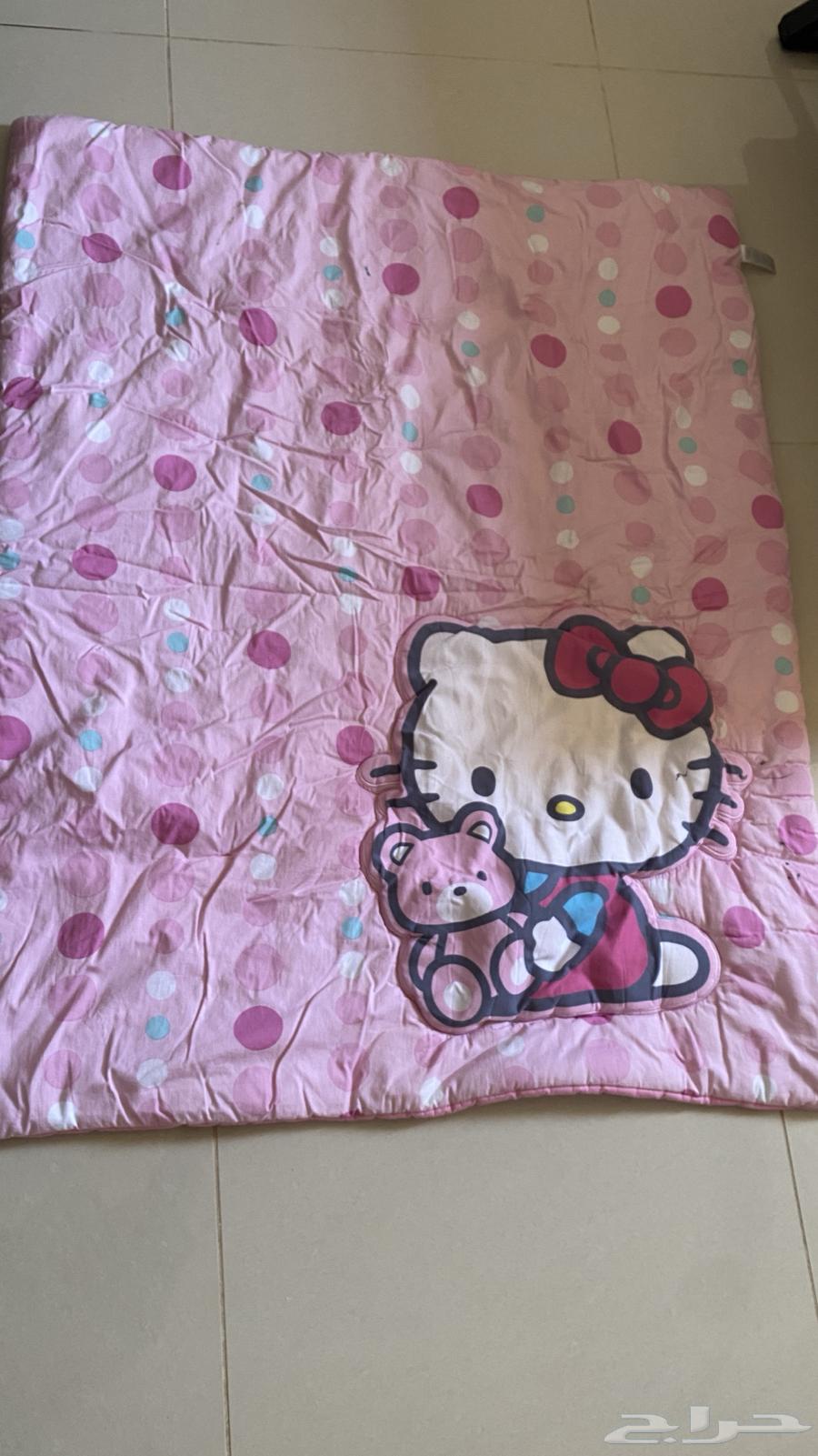 5-Piece Hello Kitty Printed Bed Sheet Set with Mattress Simple Use64497041100291110