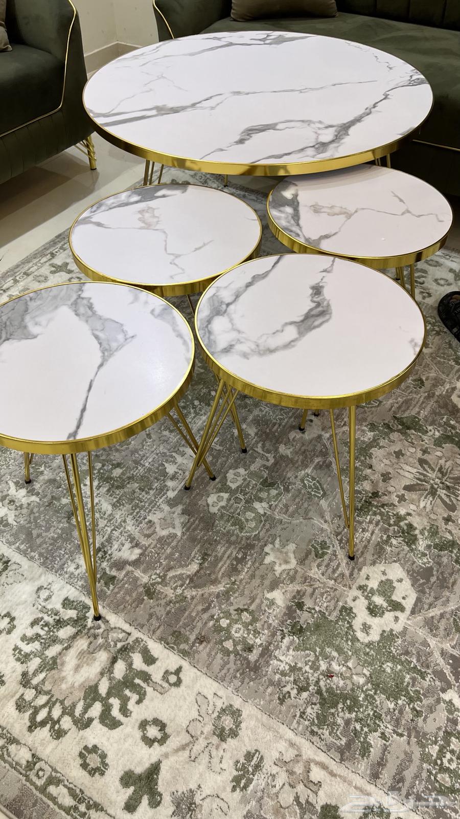 طاولات جديده للبيع بديل الرخام وخشبي64500435669505113