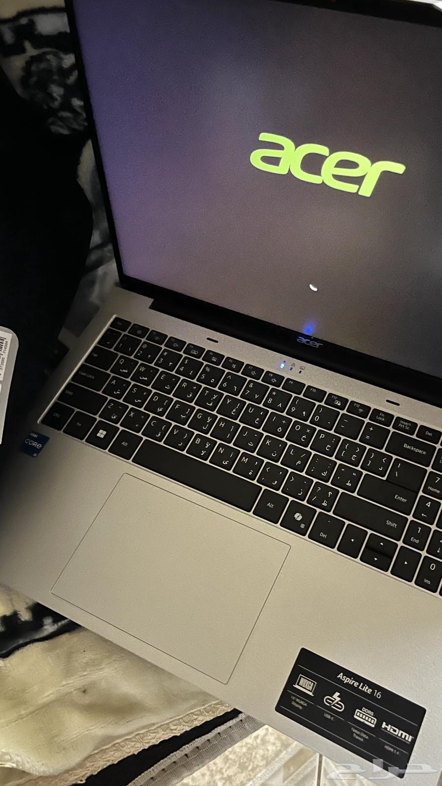 لابتوب للبيع جديد مع كرتونه وفاتوره الشرا64497606513409110