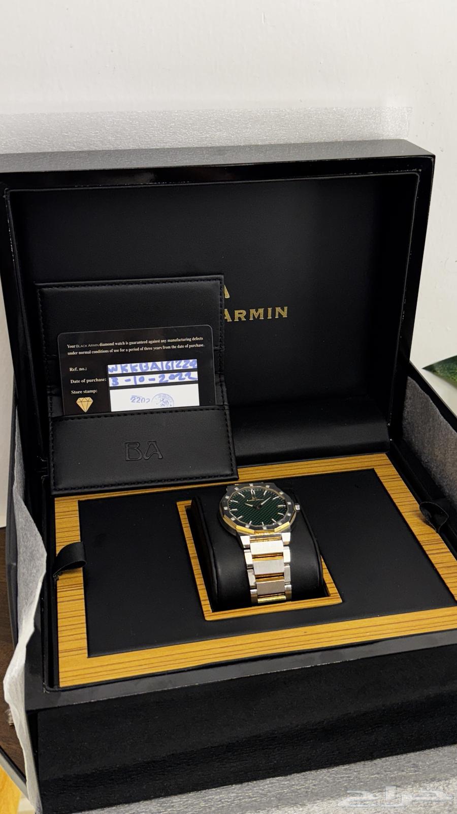 ساعه بلاك ارمن الماس رجاليه64502152436355113