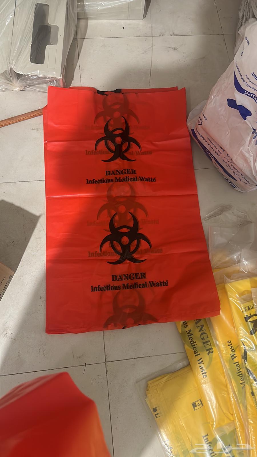 اكياس نفايات حمراء طبية64495461355651112