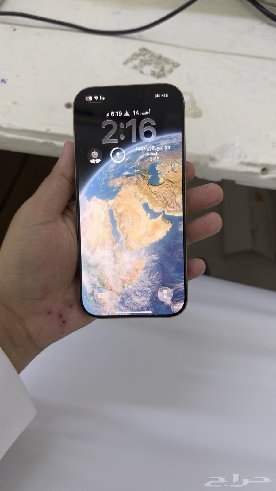 ايفون 16 برو تيتانيوم صحراوي 256قيقا64498242997121110