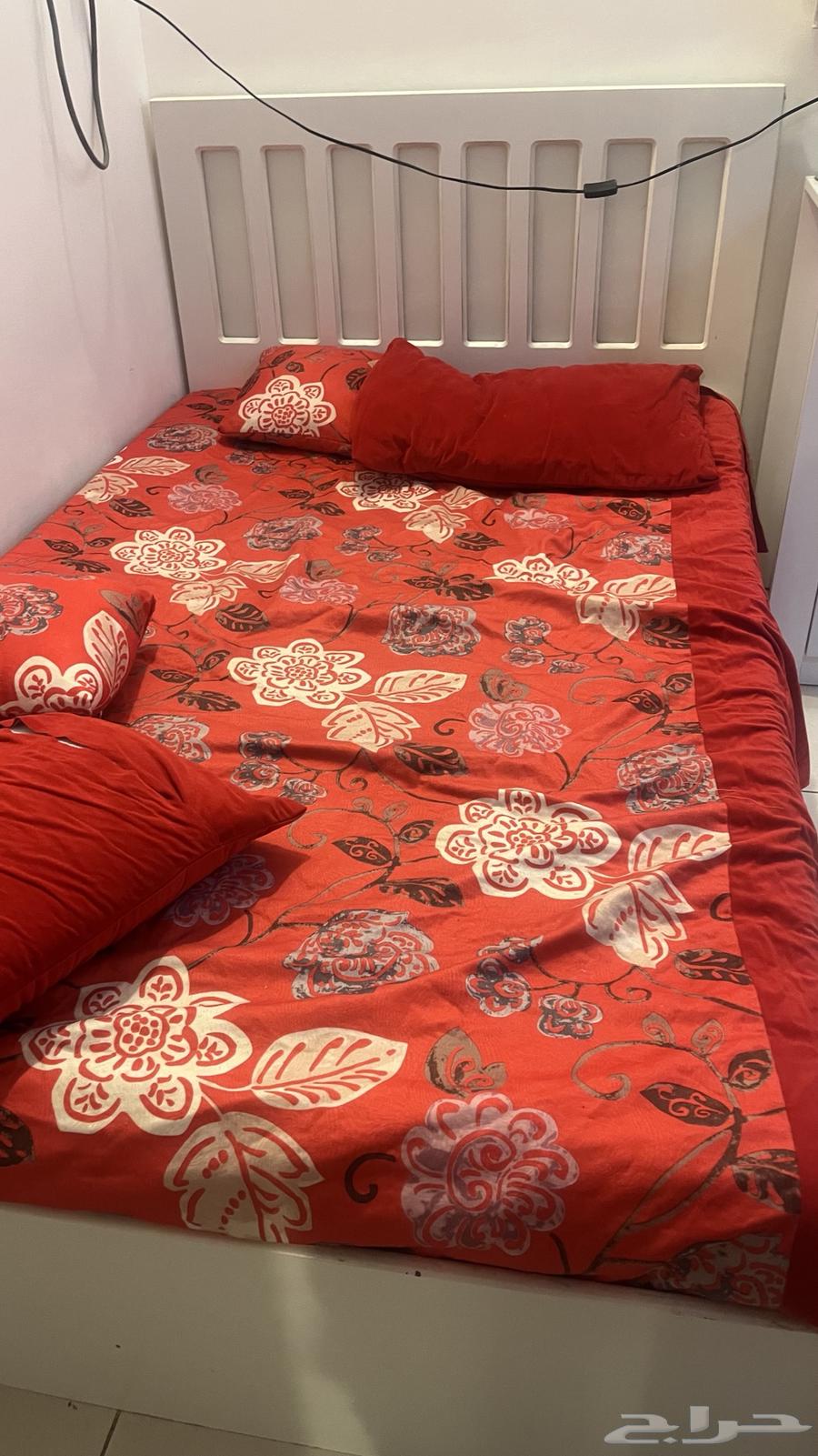 2 سرير نفر ونص الواحد و دولاب 4 أبواب64495734080131110