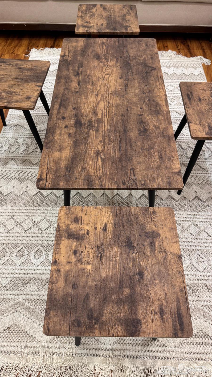 طاوله مع اربع طاولات خدمة64499786845955112