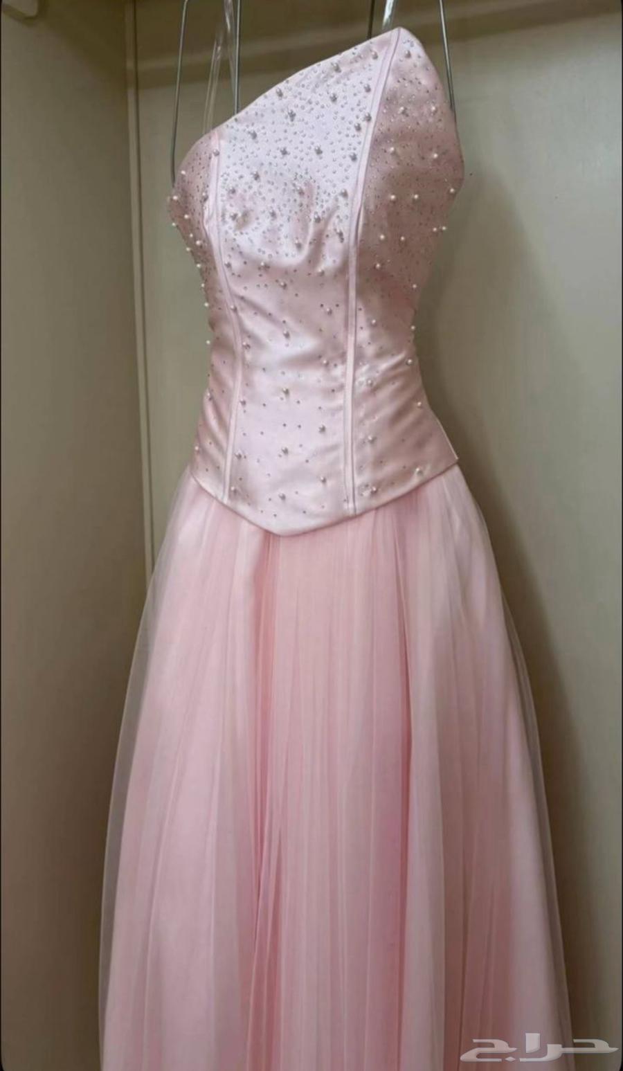 فستان وردي للبيع64501492956162111