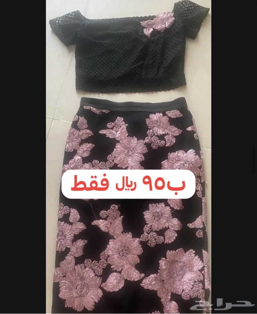 طقم جديد تنوره وبلوزه ب95  فقط مقاس سمول وميديم64499451256451110