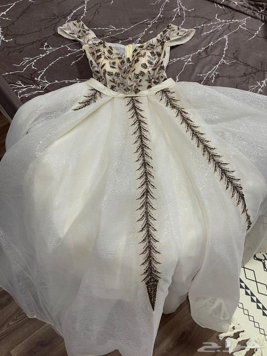 فستان بيج رقم 6 ملبوس مرة وحدة لسا جديد لايوجد فيي عيوب64496159831299110