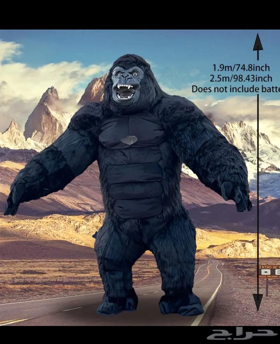 دمية غوريلا نفخ للحفلات64496461001731110
