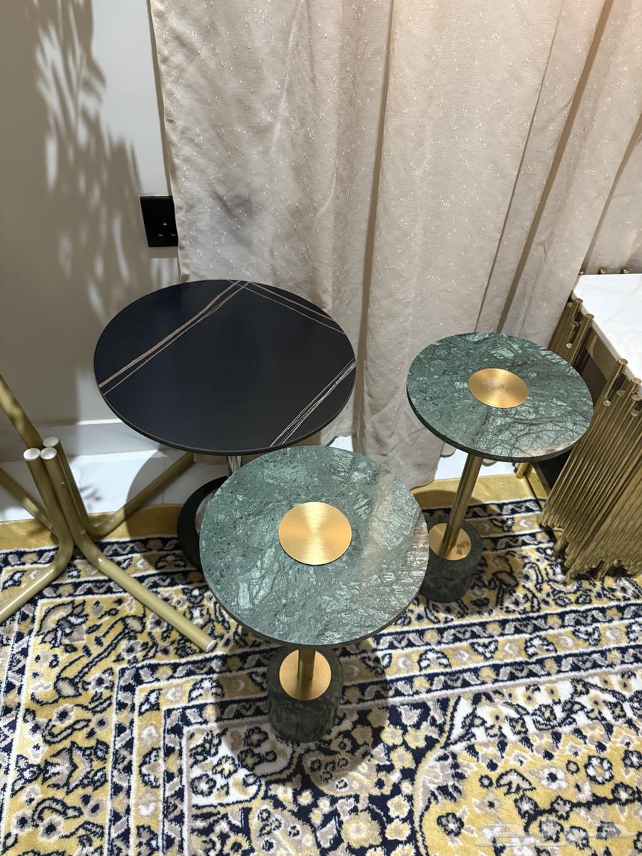 3 طاولات رخام للبيع جديده64499090182145110