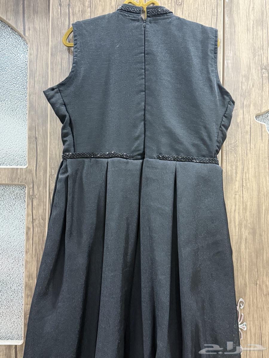 فستان لون اسود لامع على الخفيف64498298763522110