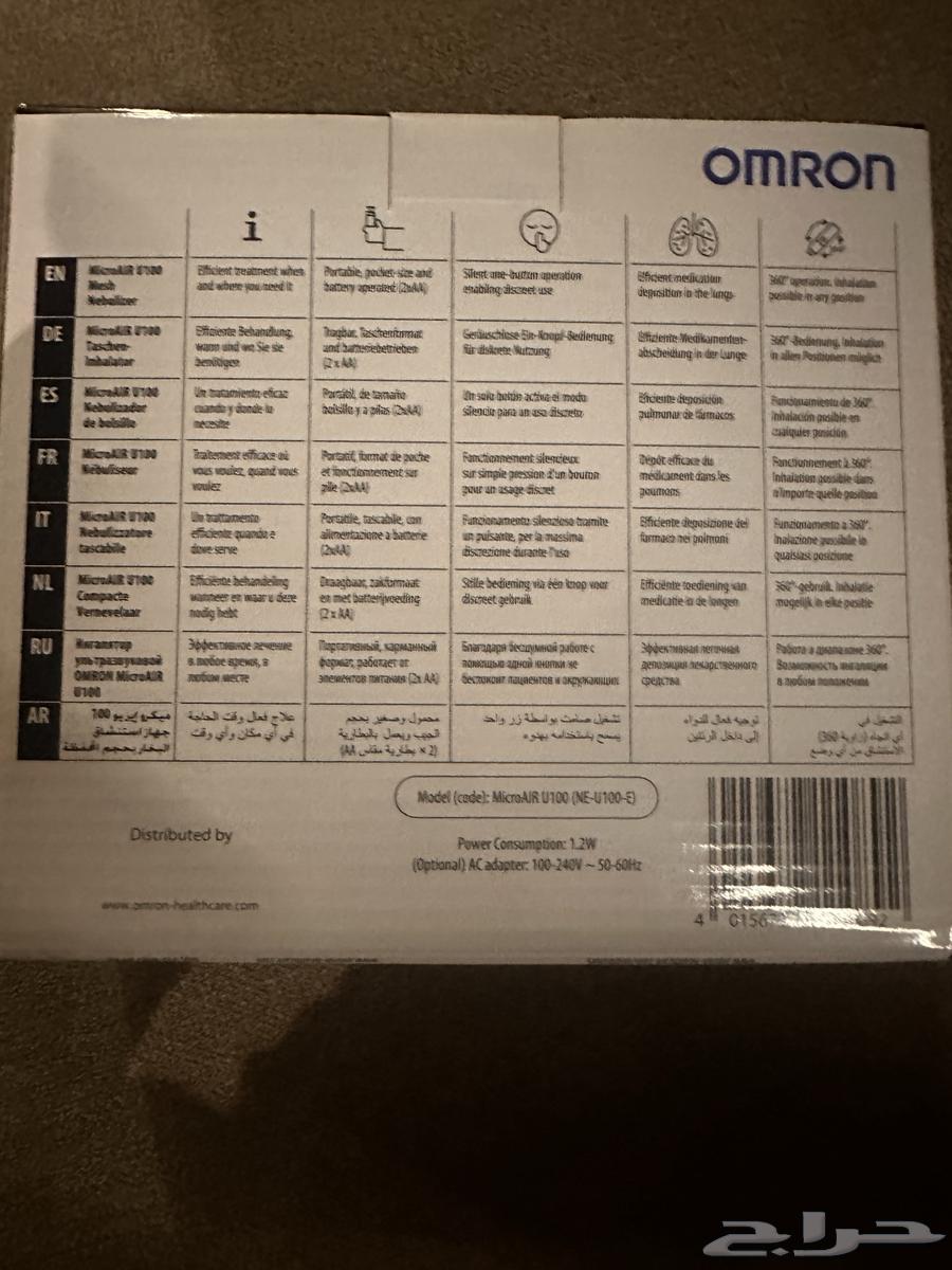 Omron new nebulizer, never opened64500993412610111