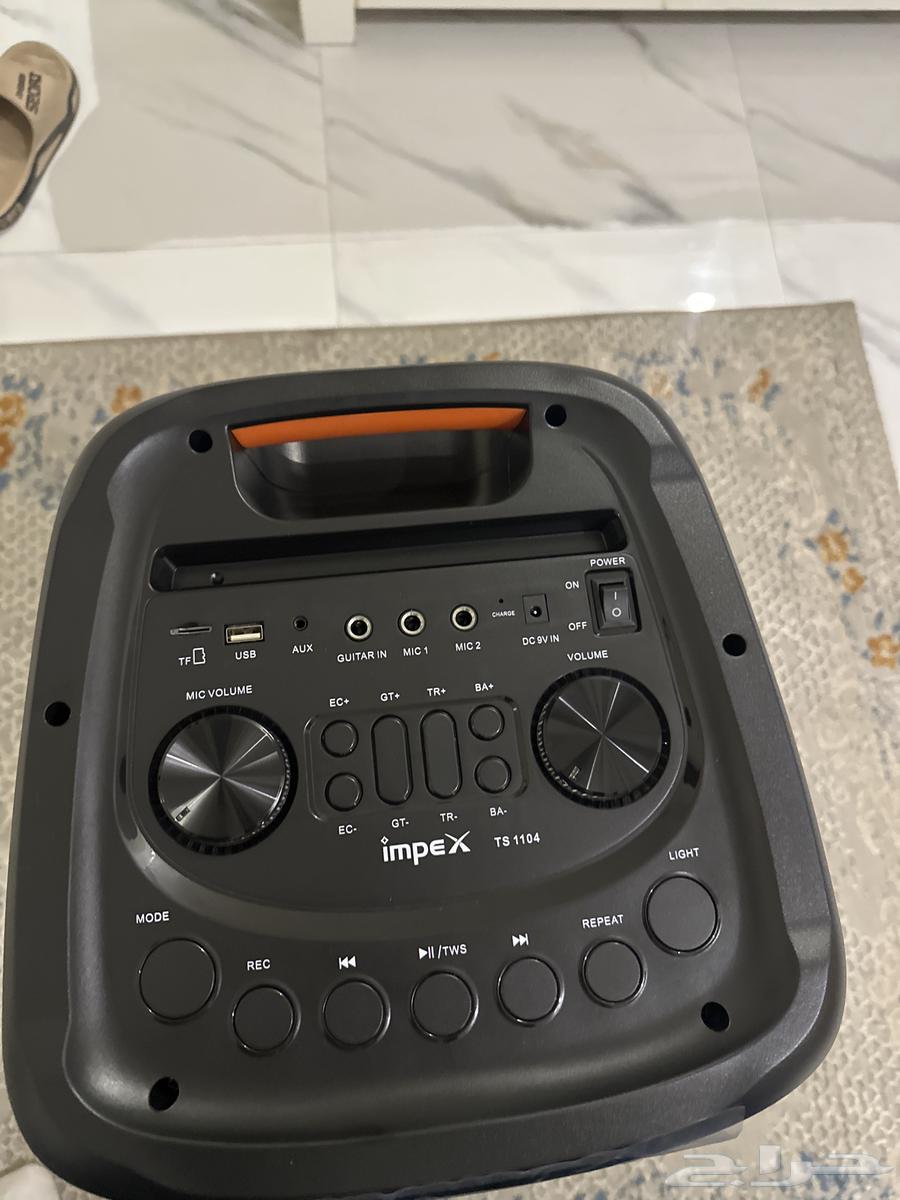 سماعة بلوتوث بقوة 4 الاف واط لم تستخدم بجميع ملحقاتها64500132164609113