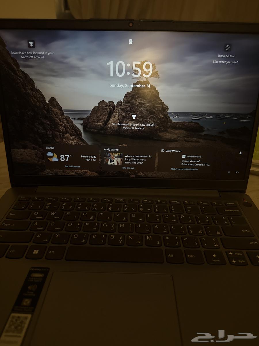 لابتوب لينوفو i5 فتح بالبصمة مع شنطة64502515061633110