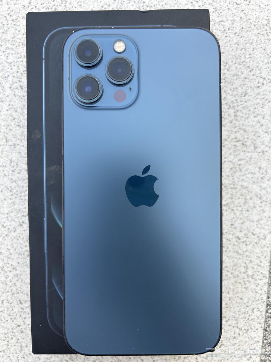 أيفون 12 برو ماكس أزرق 256قيقا64499744945411110