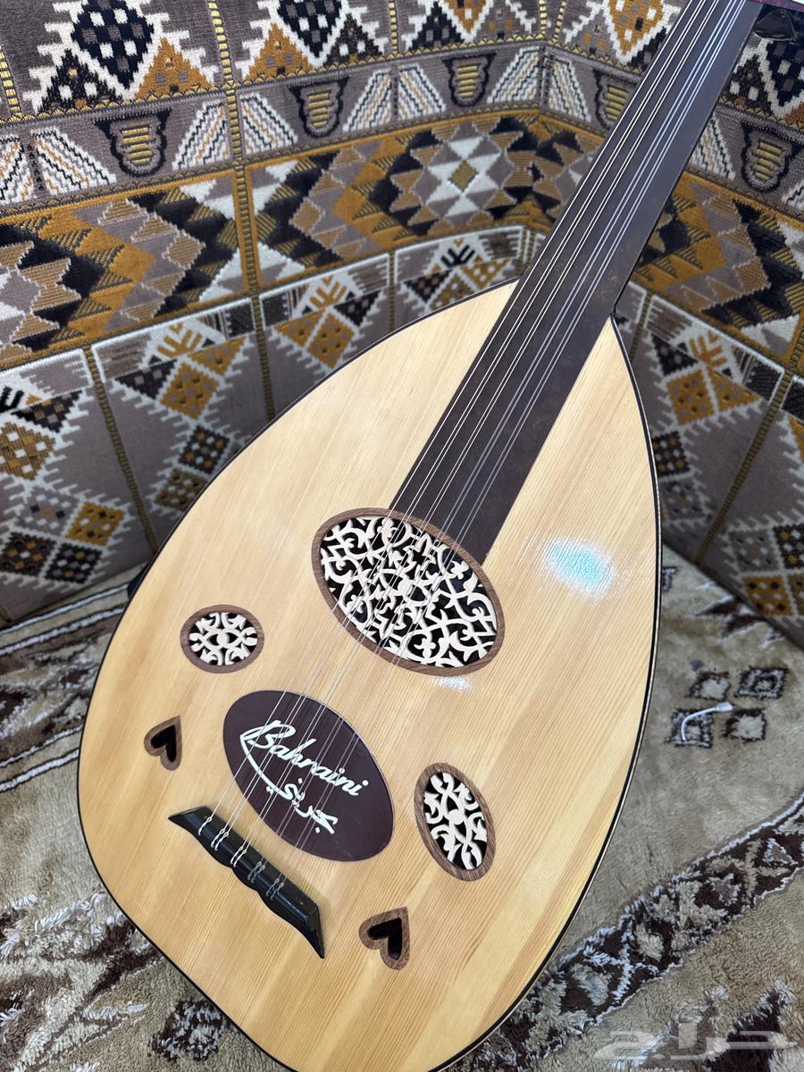 New Bahraini oud abu albabain with three feathers and strings64497855219714112