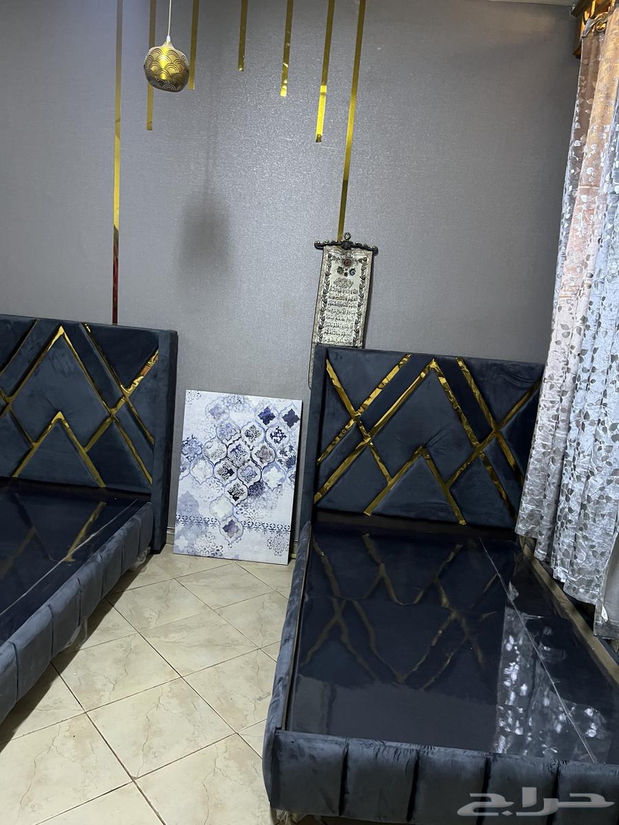 اثنين سرير نفر ونص جديد لم يستعمل سبب البيع صغر المساحة64498910000385114