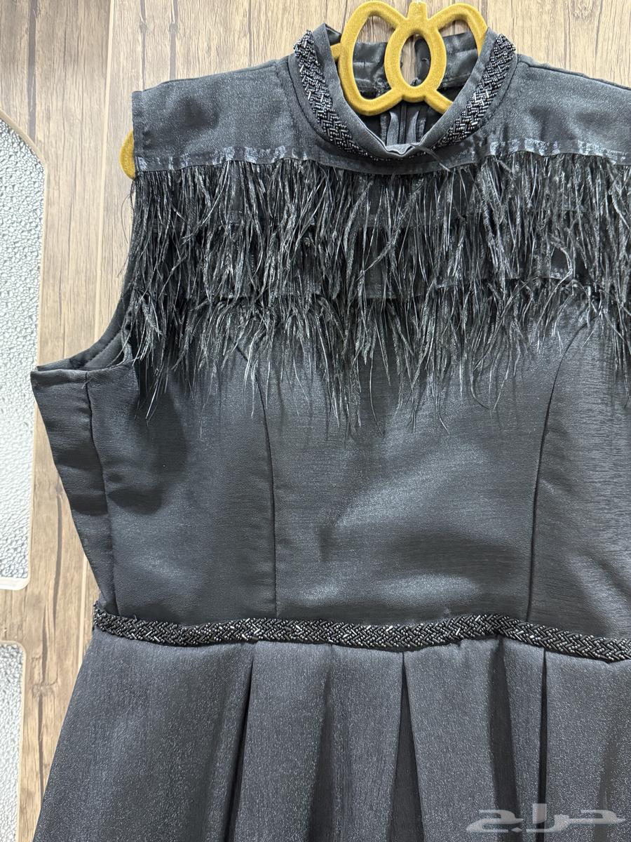 فستان لون اسود لامع على الخفيف64498298763522111