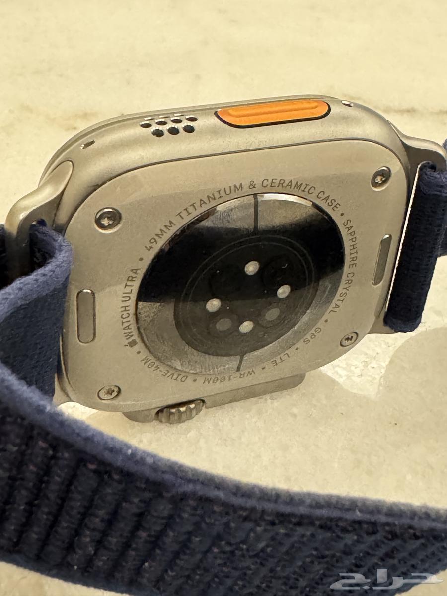 ساعة ابل الترا 2 اخر اصدار 49mm استخدام قليل64499856110338114