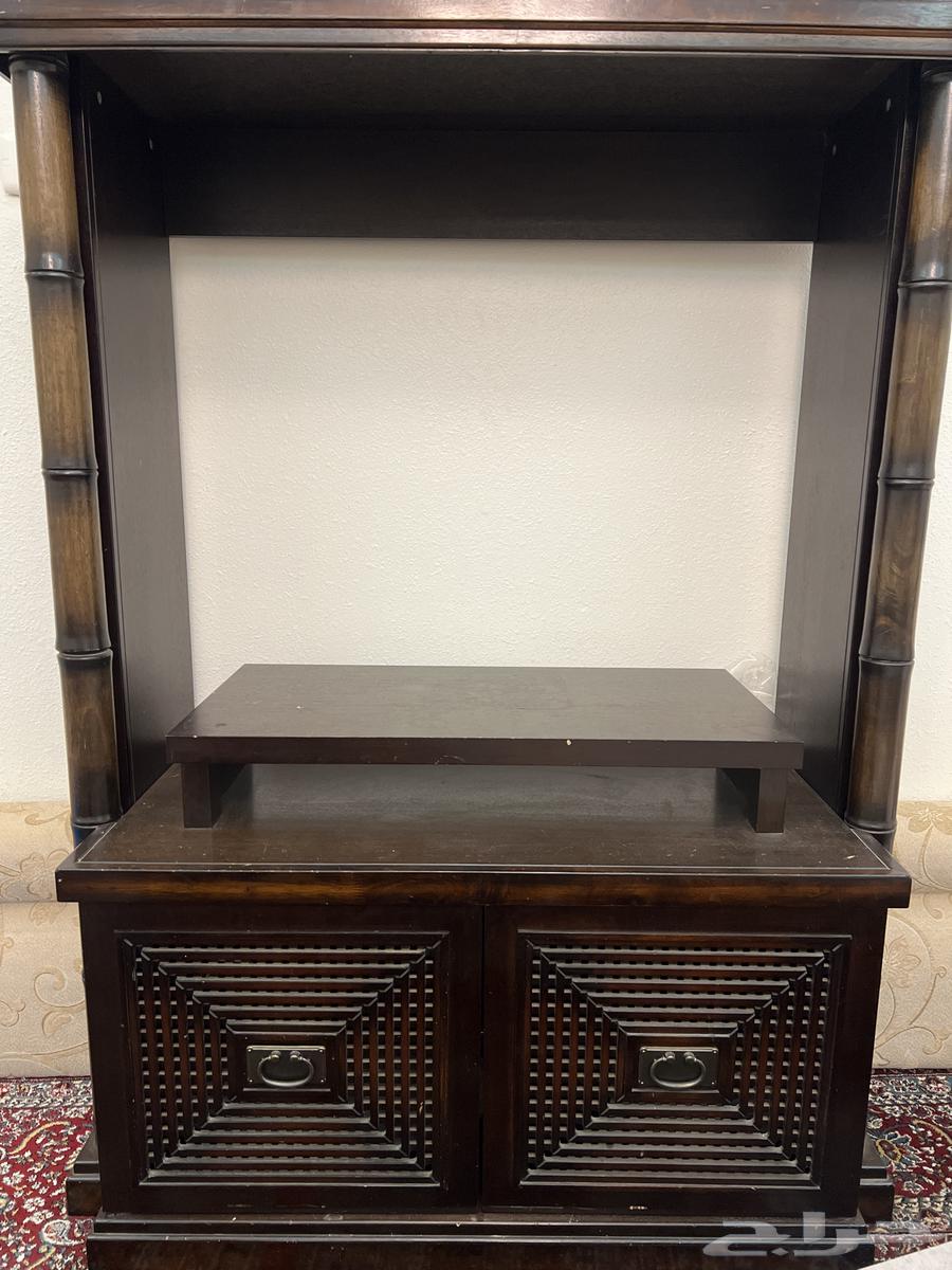 مكتبة تلفزيون   جودتها ممتازه جدا خشب اصلي64501700918401111