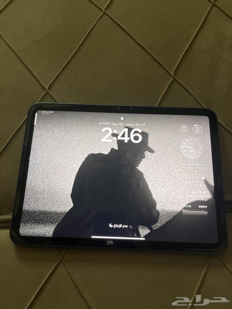 ايباد ماطقه خدش جديد بطاريته99 الون ازرق غامق استلام يد بيد64498411184643111