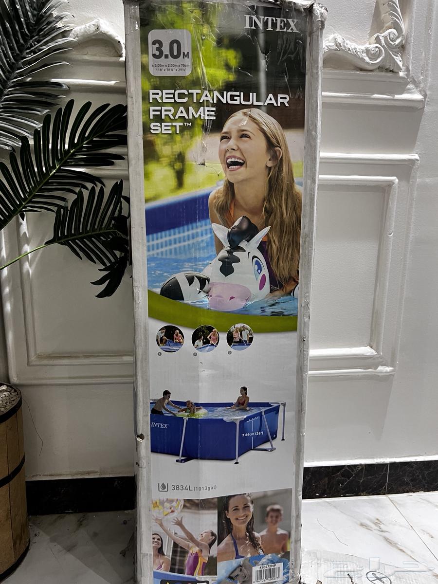 Intex swimming pool, new 2-3 person, reason for sale is too big for my children, height 7564496159821569110