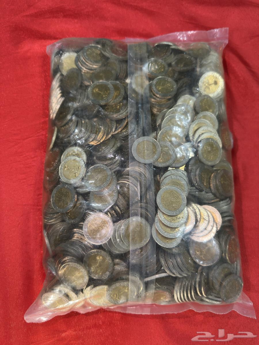 عملات ريال سيفيني ونخلة 1000قطعة أنسر بروف مغلف64497468273282111
