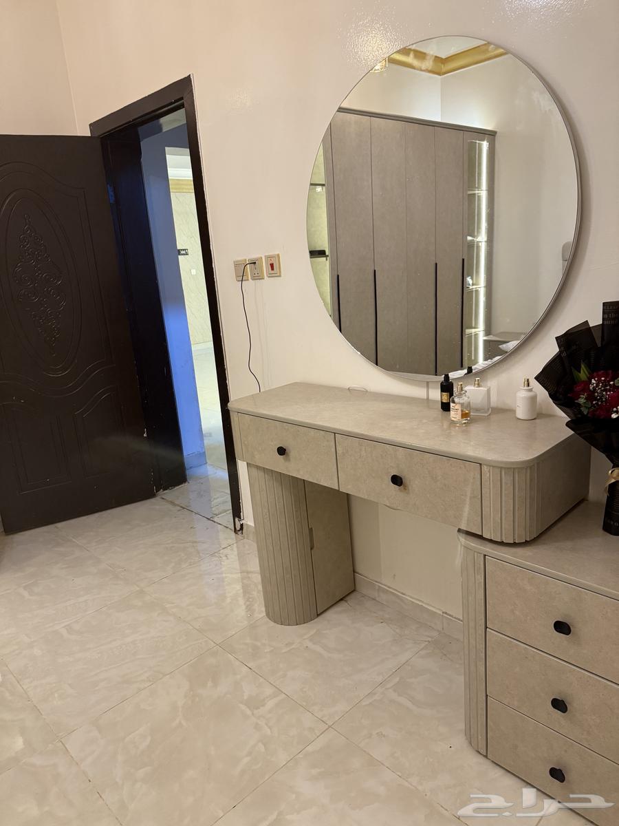 A new bedroom that was installed but doesn't fit well with the room approximately64497207249538110