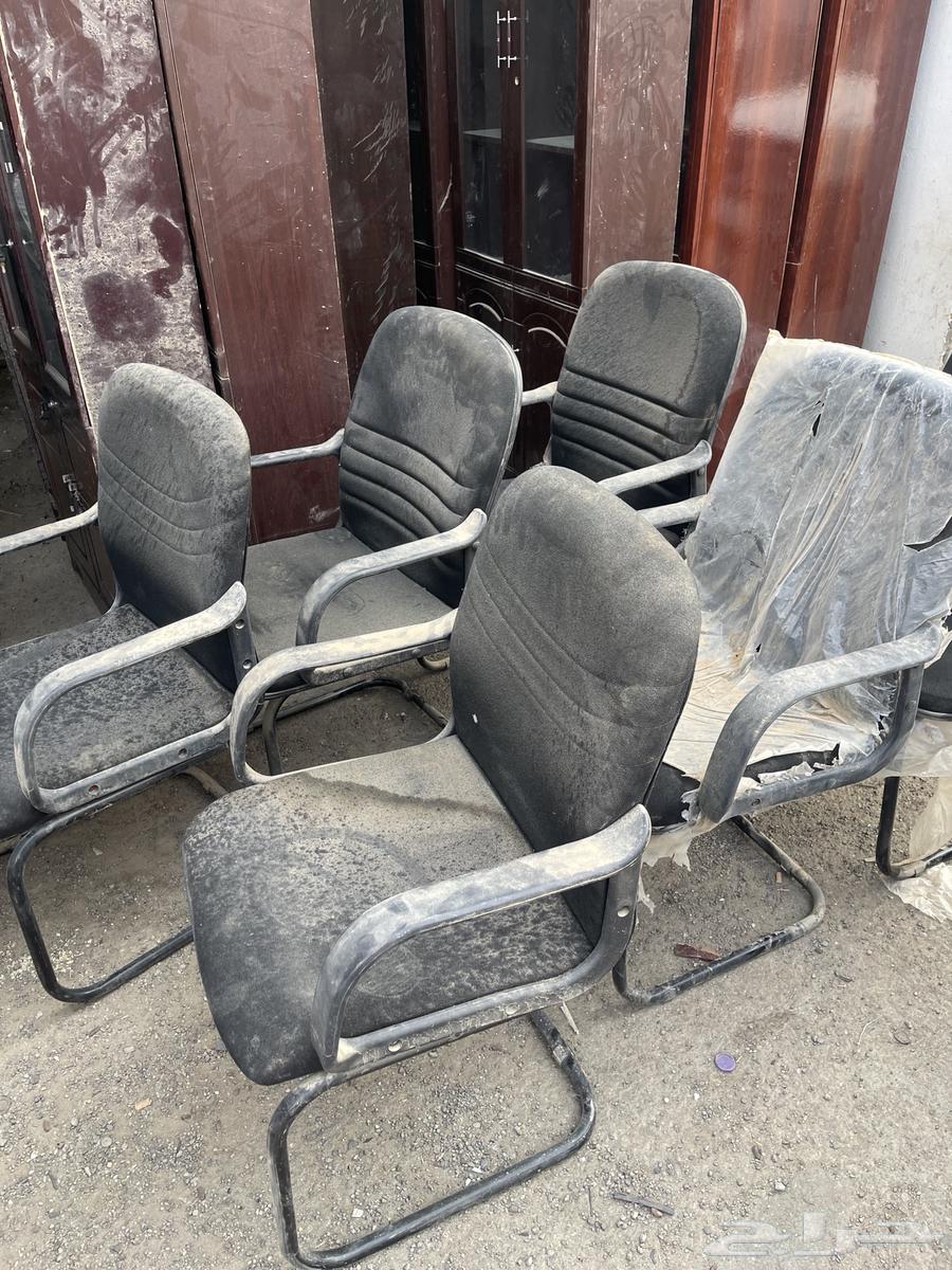 اثاث مكاتب مستعمل ورفوف مستودع وكراسي دواره64500229508866111