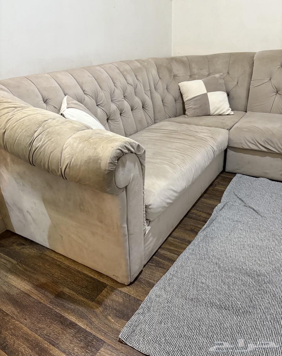 كنب حرف L مخمل 3ونص ف 2 ب30064497662075267112