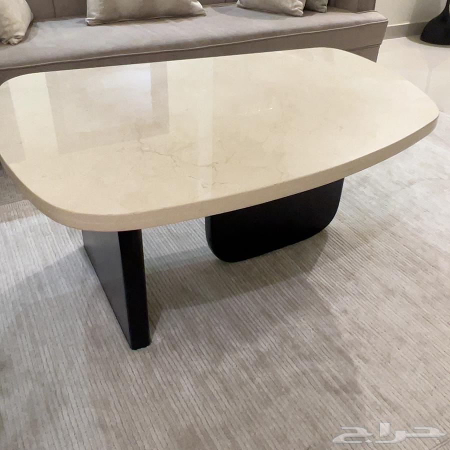 طاولة رخام قهوة64498396806529110