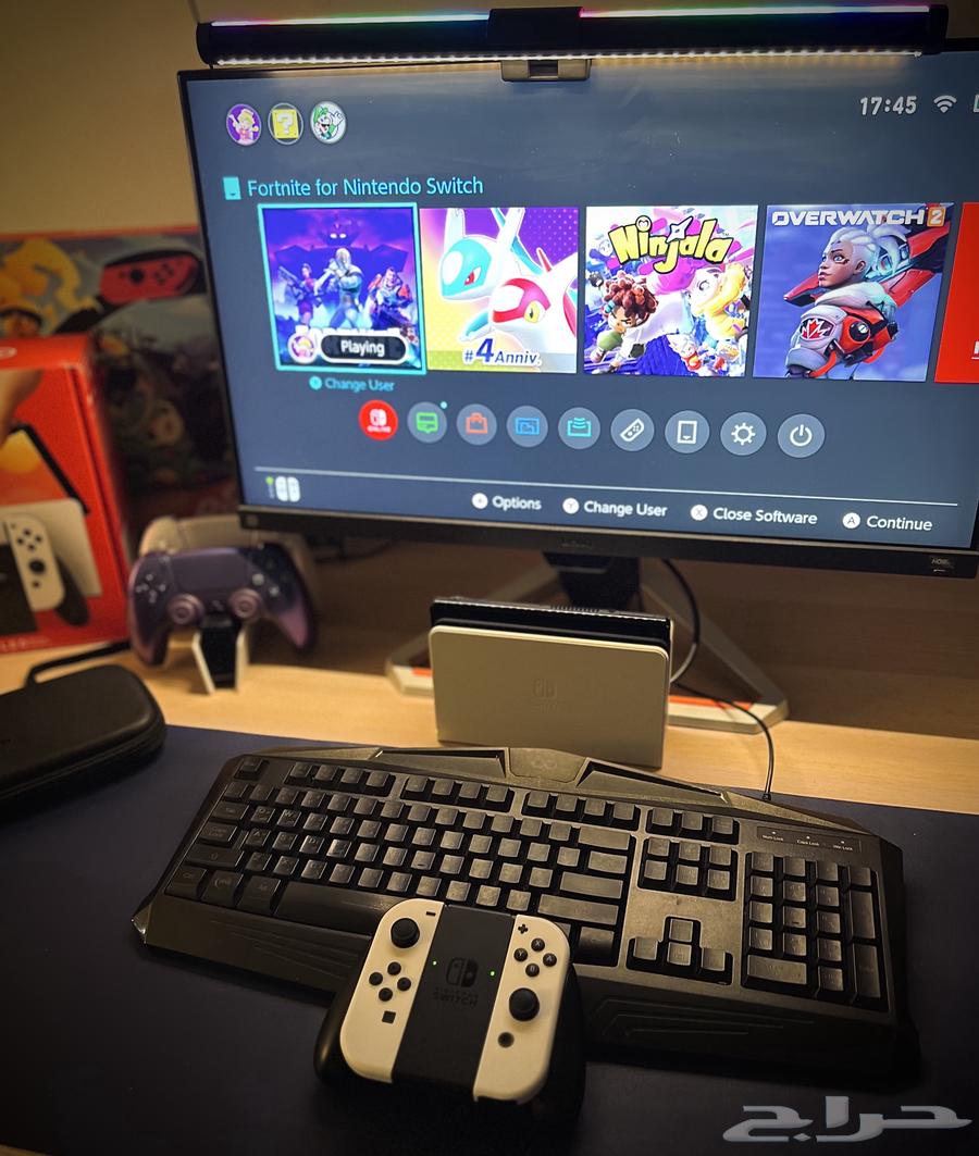 نتندوسويتش اولد ابيض nintendo switch oled64502720886787110