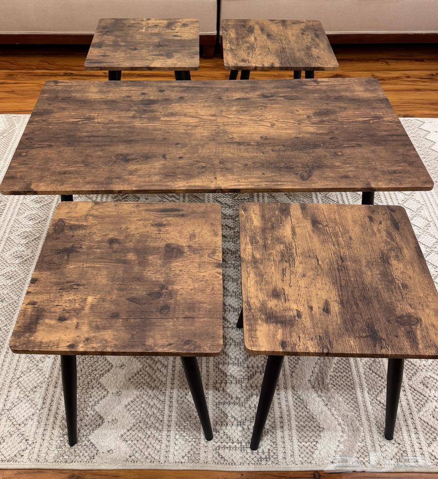 طاوله مع اربع طاولات خدمة64499786845955113